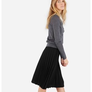 Everlane Pleated Midi Skirt